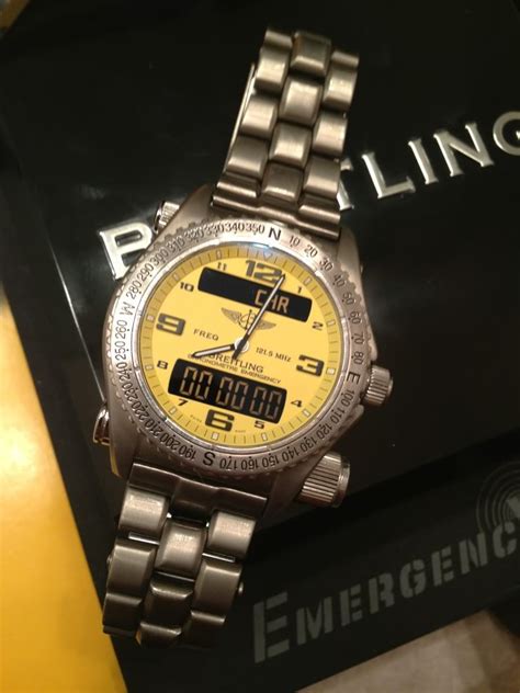 breitling emergency yellow face